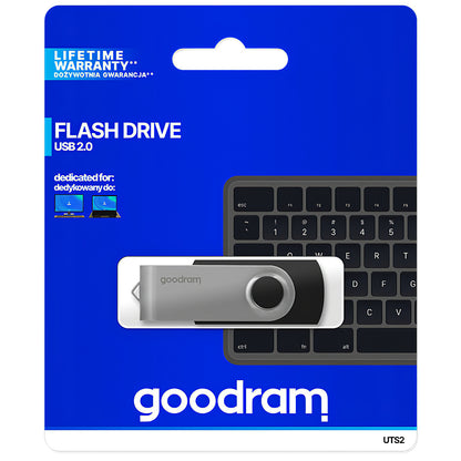 GoodRam UTS2 USB-A külső memória, 64Gb UTS2-0640K0R11
