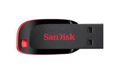 SanDisk Cruzer Blade USB-A External Memory, 64Gb SDCZ50-064G-B35