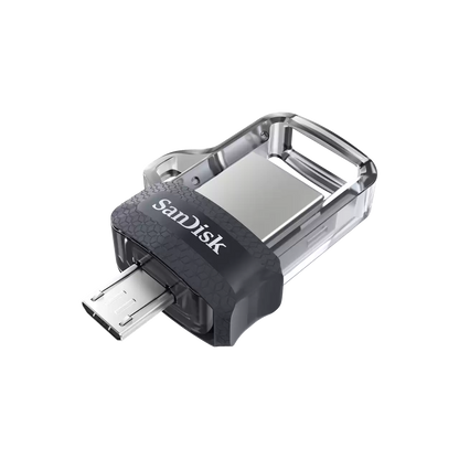 External Memory USB-A 3.0 / microUSB SanDisk Ultra Dual Drive, 128Gb SDDD3-128G-G46
