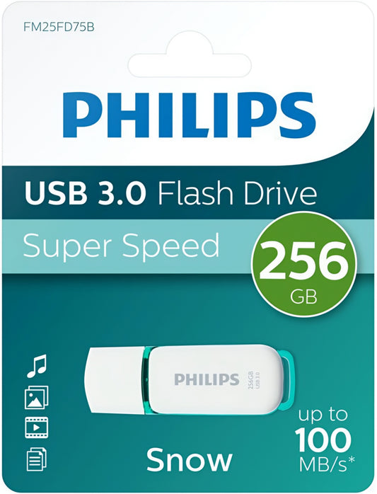 Philips Snow Edition USB-A 3.0 külső memória, 256Gb PHMMD256GBS200U3
