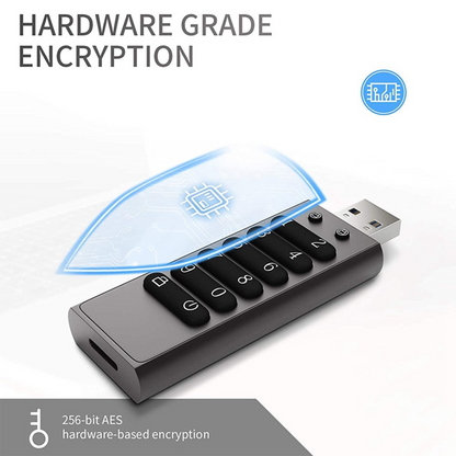 USB-A 3.0 OEM XC002 KeySecure Külső memória, 64Gb