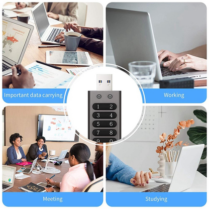 USB-A 3.0 OEM XC002 KeySecure Külső memória, 64Gb