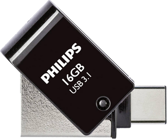 Philips USB-A 3.1 / USB-C külső memória, 16GB FM16DC152B/00