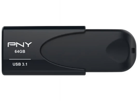 Külső memória USB-A 3.1 PNY Attache 4, 64Gb FD64GATT431KK-EF