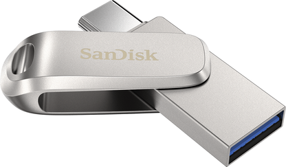 Külső memória USB-A 3.2 / USB-C SanDisk Ultra Luxe Dual Drive, 512Gb SDDDC4-512G-G46