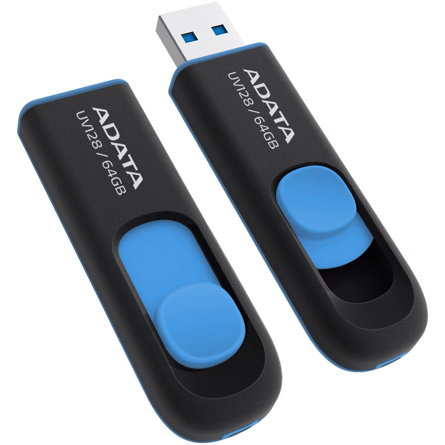 Külső memória USB-A 3.2 Adata UV128, 64Gb AUV128-64G-RBE 
