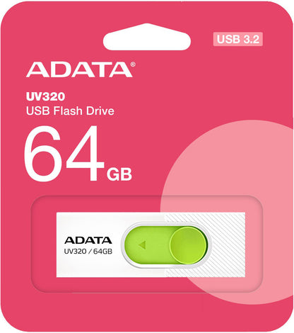 Külső Memória USB-A 3.2 Adata UV320, 64Gb AUV320-64G-RWHGN