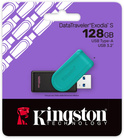 Kingston DT Exodia S külső USB-A 3.2 memória, 128GB DTXS/128GB