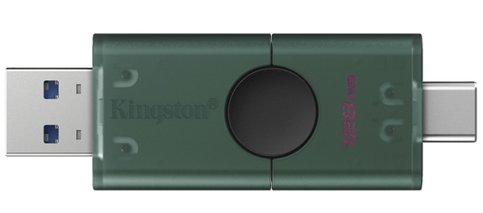 Kingston Duo USB-A 3.2 / USB-C külső memória, 128Gb DTDEG2/128GB