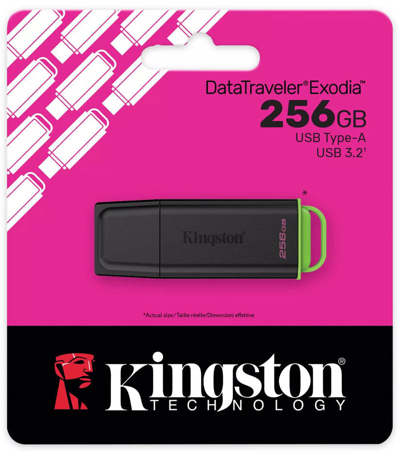 Kingston DT Exodia USB-A 3.2 külső memória, 256Gb DTXG2/256GB