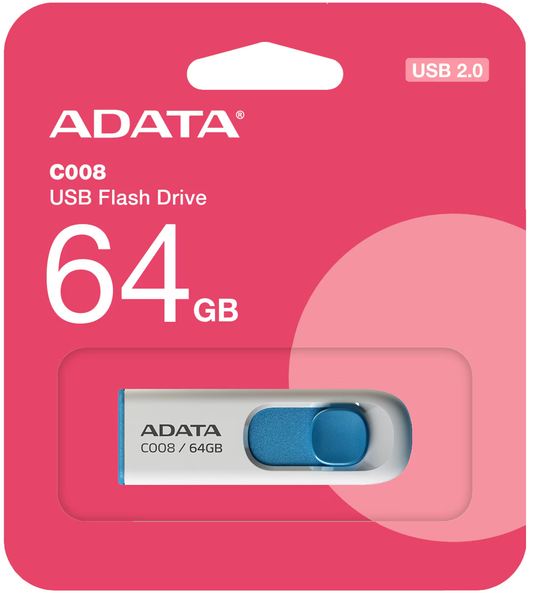 Külső USB-A Memória Adata C008, 64Gb AC008-64G-RWE