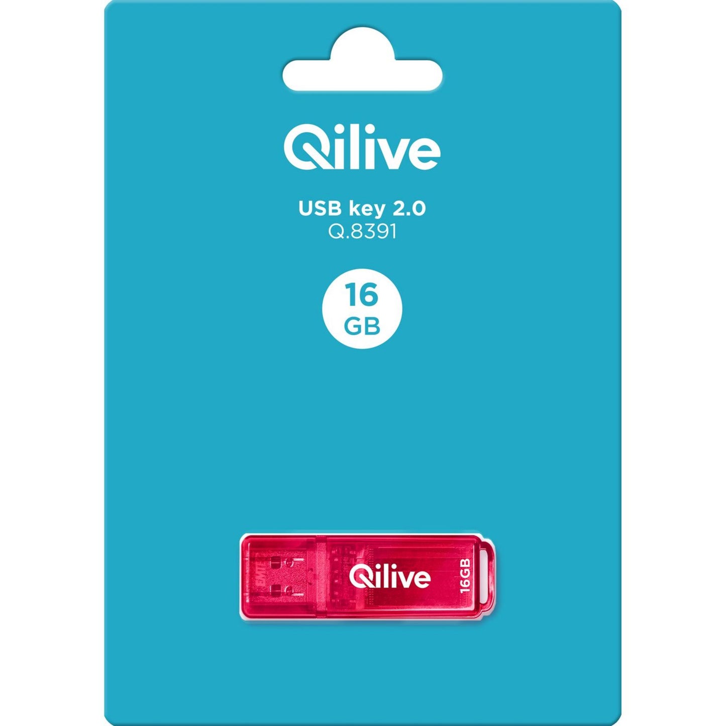 Külső memória USB-A Qilive Q.8391, 16Gb EKMMD16GK102QL