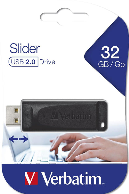 Verbatim USB-A Külső Memória PenDrive Slider, 32Gb 98697