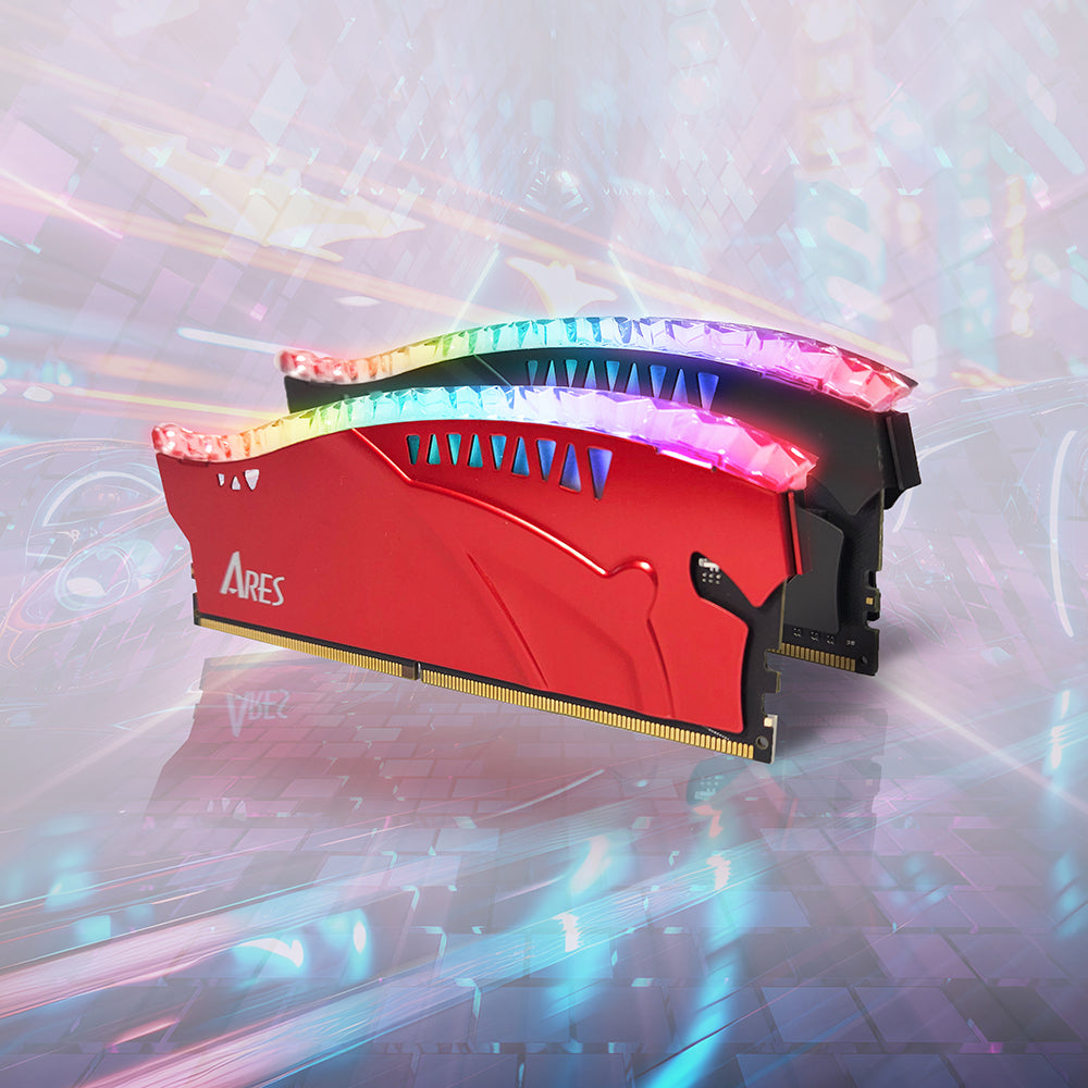 Dato Ares Armor Lite RAM memória, DDR5, RGB, 16GB, 7000Mhz, Piros ARB16G5R70