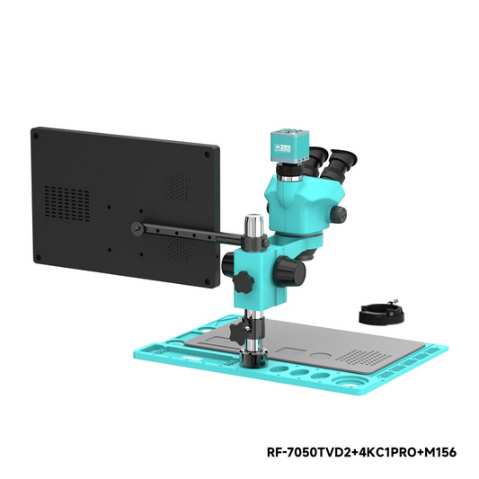 RF4 RF-7050TVD2 + 4KC1PRO + M156 monitoros mikroszkóp és kamera