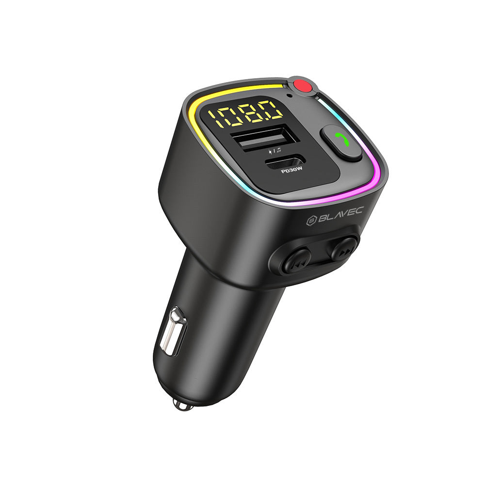 FM Bluetooth modulátor Blavec Flash TR-02, 1 x USB-A - 1 x USB-C