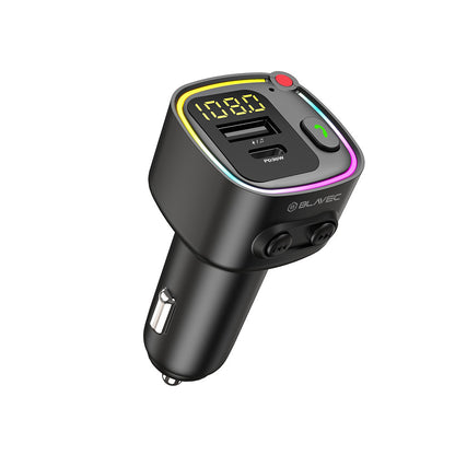 FM Bluetooth modulátor Blavec Flash TR-02, 1 x USB-A - 1 x USB-C