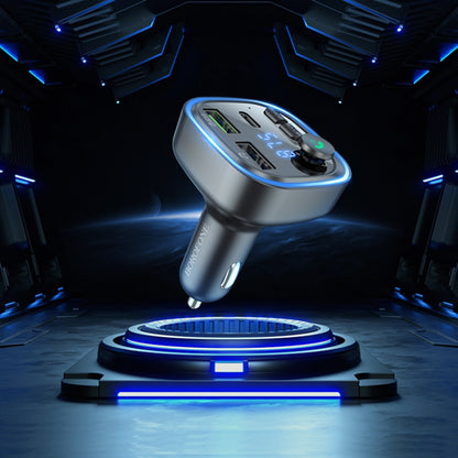 FM Bluetooth modulátor Borofone BC48, 2 x USB-A - 1 x USB-C