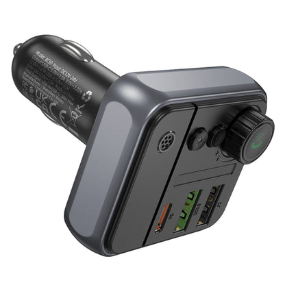FM Bluetooth modulátor Borofone BC50 Ascenso, 2 x USB-A - 1 x USB-C