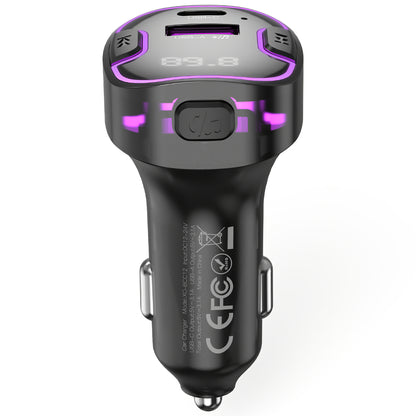 FM Bluetooth modulátor XO Design BCC12, 1 x USB-A - 1 x USB-C