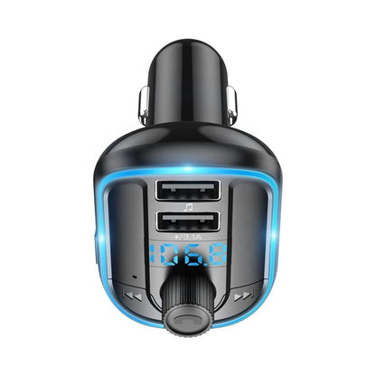 FM Bluetooth Modulator Yesido Y44, 2 x USB-A - 1 x microSD