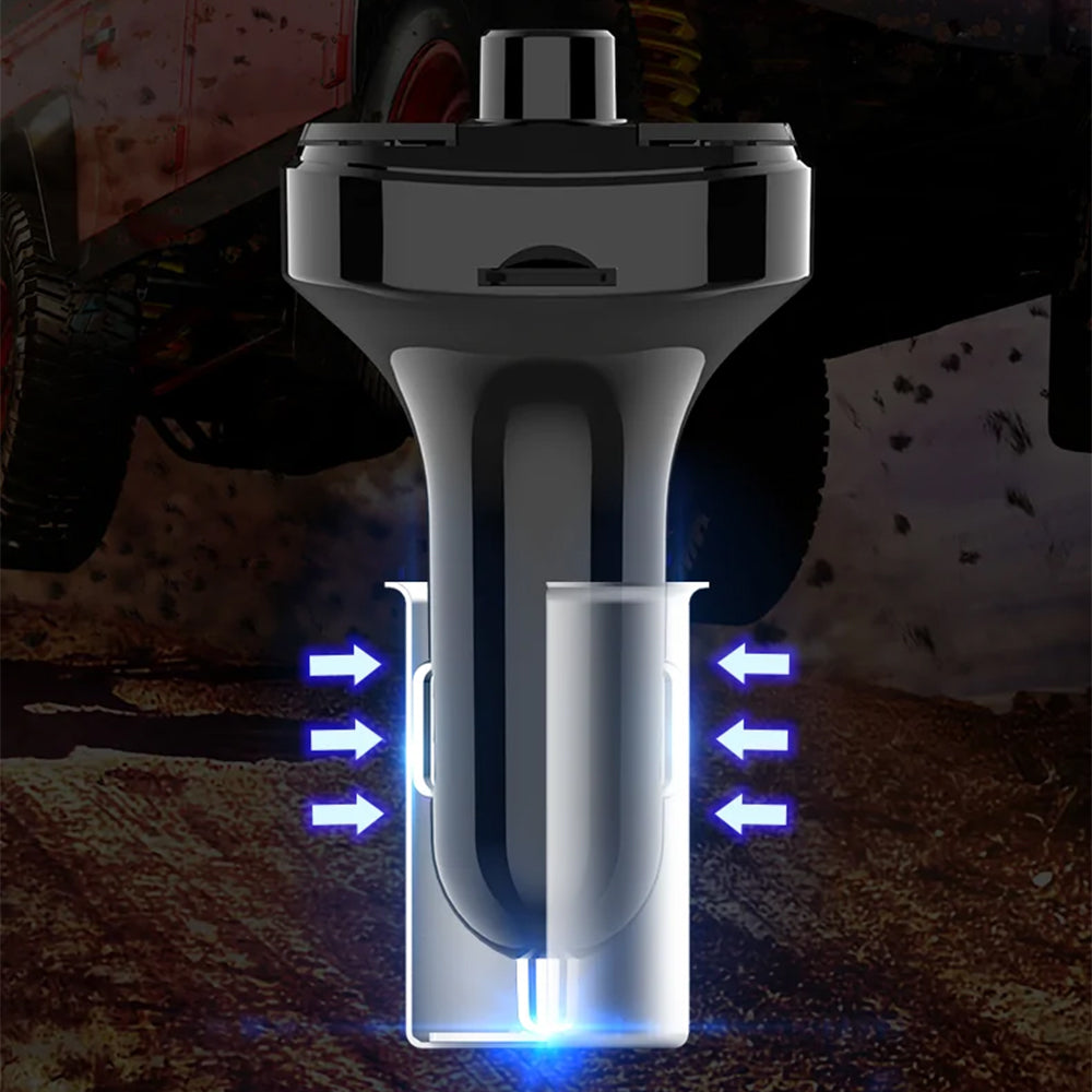 FM Bluetooth modulátor Yesido Y45, 2 x USB-A - 1 x USB-C - 1 x microSD