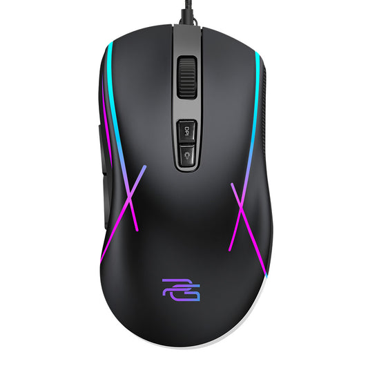 Gaming egér Wired USB Proove Defiant, RGB, 7200DPI, Fekete CMDE00000102