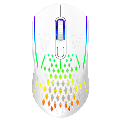 Proove Buzz vezeték nélküli gaming egér, RGB, 800DPI - 4800DPI, fehér WMBU00022402