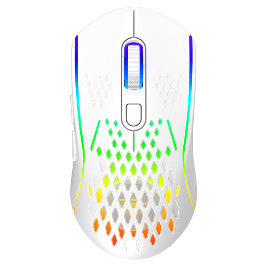 Proove Buzz vezeték nélküli gaming egér, RGB, 800DPI - 4800DPI, fehér WMBU00022402