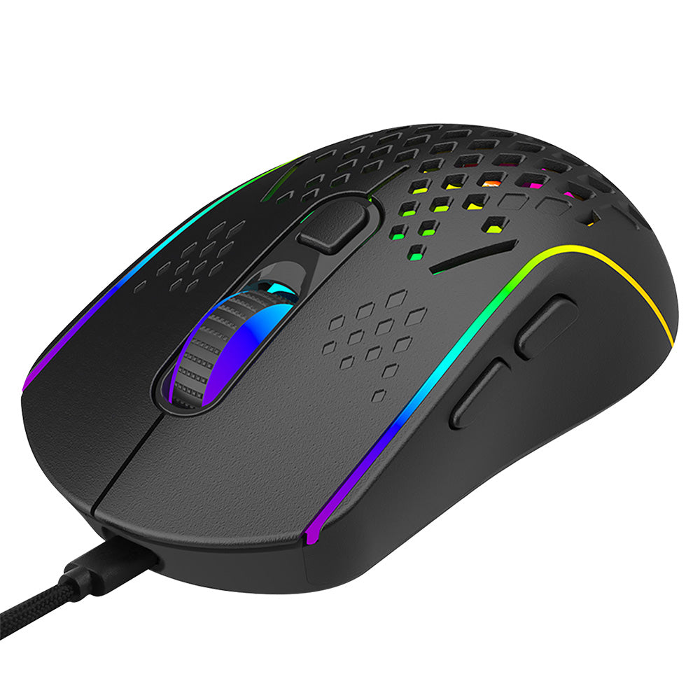 Proove Buzz vezeték nélküli gaming egér, RGB, 800DPI - 4800DPI, fekete WMBU00022401