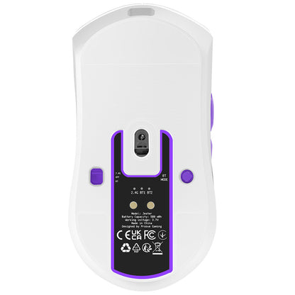 Proove Jester vezeték nélküli gaming egér, 800DPI - 26000DPI, OLED kijelző, Fehér WMJS00022002