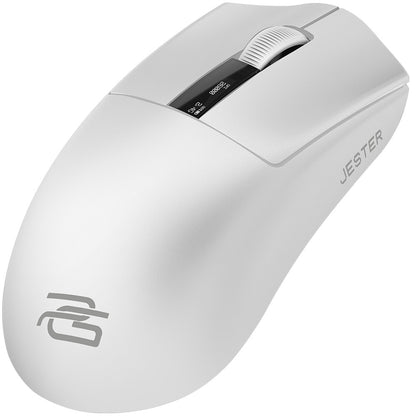 Proove Jester vezeték nélküli gaming egér, 800DPI - 26000DPI, OLED kijelző, Fehér WMJS00022002