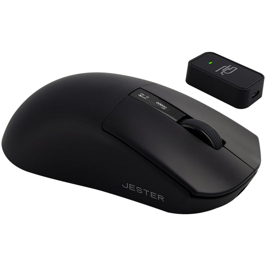 Proove Jester vezeték nélküli gaming egér, 800DPI - 26000DPI, OLED kijelző, Fekete WMJS00022001