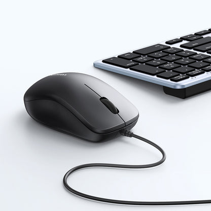 UGREEN MU007 vezetékes USB egér, 1200DPI, 1.5m, fekete