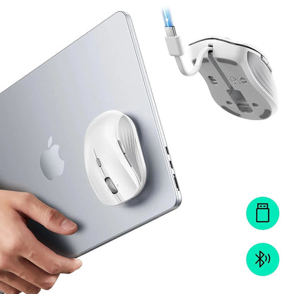 ESR MagMouse vezeték nélküli egér, 800DPI - 4800DPI, Fehér