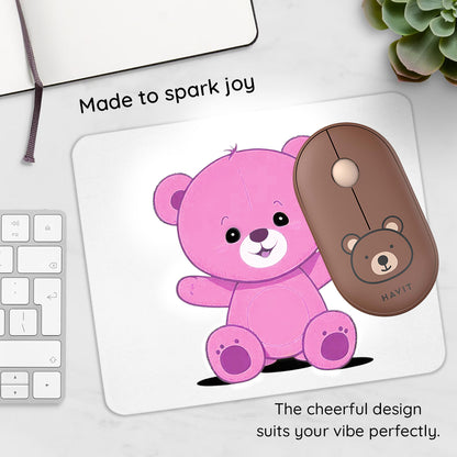 Mouse Wireless HAVIT MS75GT Pro, 1600DPI, Barna