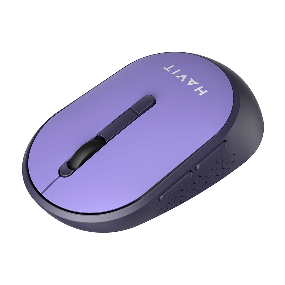 HAVIT MS78GT Wireless Mouse, 1200DPI - 3200DPI, Purple