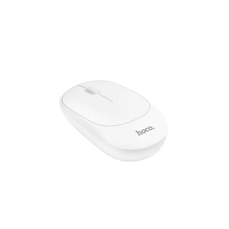 HOCO DI04 Wireless Mouse, 1200DPI, BT / Wi-Fi, White