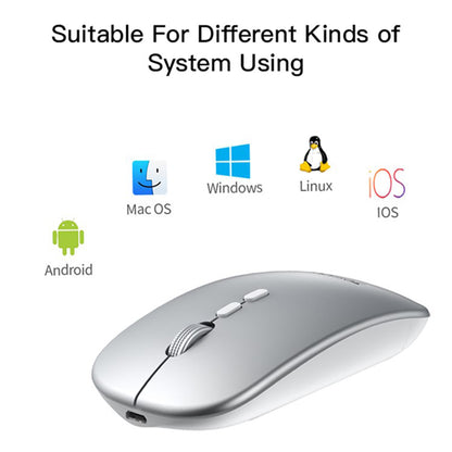 Wireless egér Yesido KB15, 800DPI - 1600DPI, Ezüst