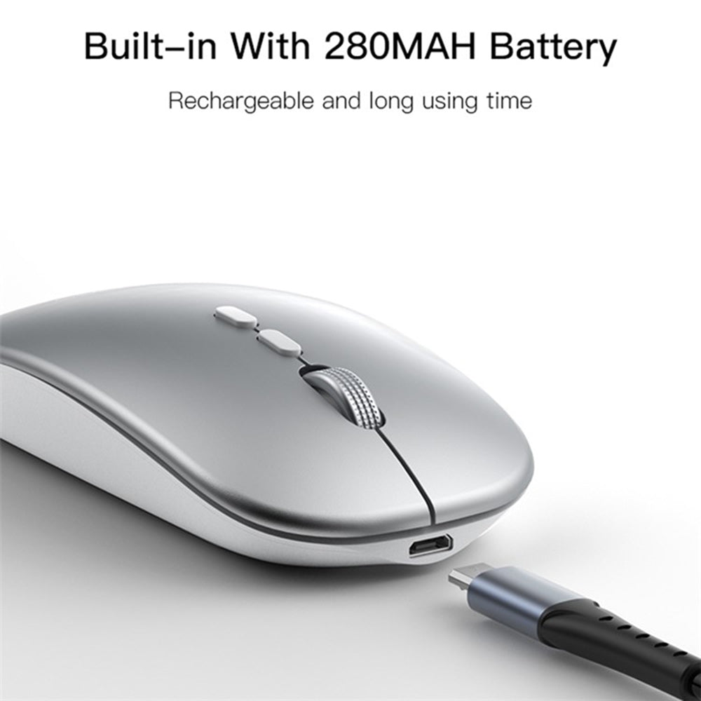 Wireless egér Yesido KB15, 800DPI - 1600DPI, Ezüst