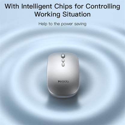 Wireless egér Yesido KB15, 800DPI - 1600DPI, Ezüst