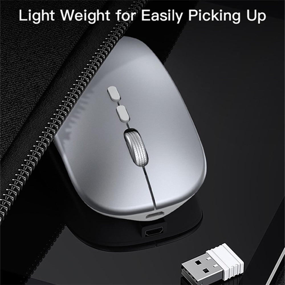 Wireless egér Yesido KB15, 800DPI - 1600DPI, Ezüst