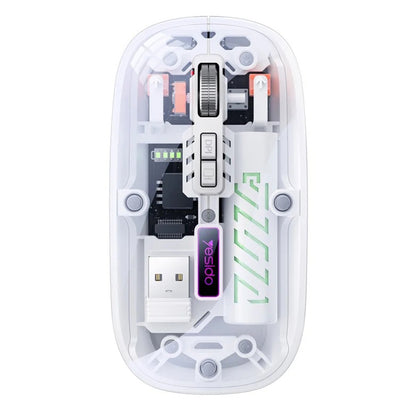 Vezeték nélküli egér Yesido KB29, 800DPI - 1600DPI, BT / Wi-Fi, Fehér