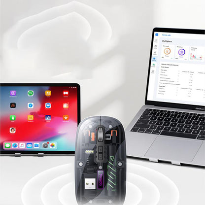 Vezeték nélküli egér Yesido KB29, 800DPI - 1600DPI, BT / Wi-Fi, Fehér