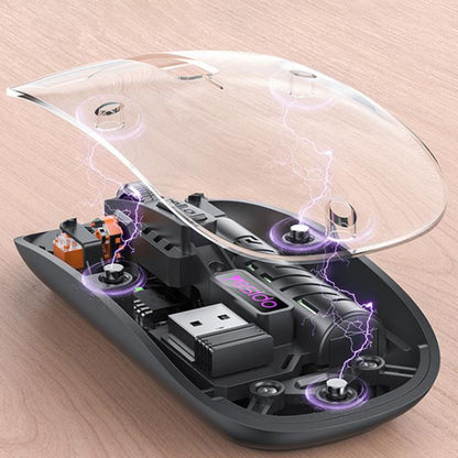 Vezeték nélküli egér Yesido KB29, 800DPI - 1600DPI, BT / Wi-Fi, Fehér