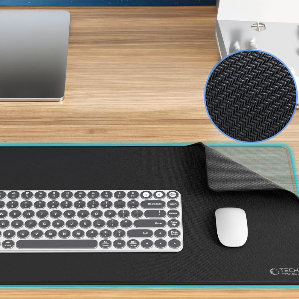 MousePad Tech-Protect A100, 100mm x 500mm, Fekete