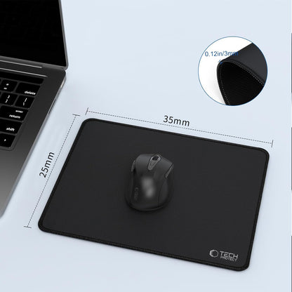MousePad Tech-Protect A100, 350mm x 250mm, Fekete