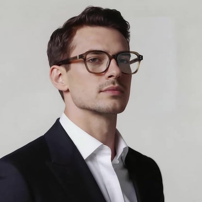Techsuit 2227 Men's Computer Glasses, Anti-Blue Light, Gray