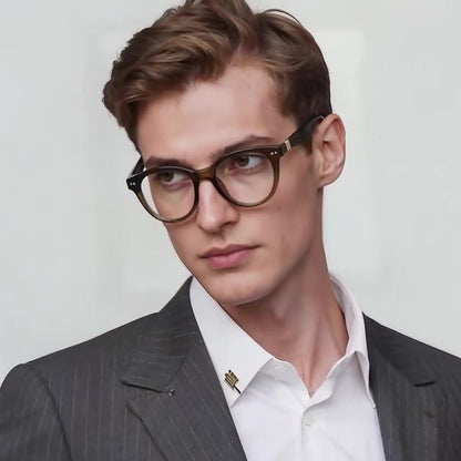 Techsuit 2231 Men's Computer Glasses, Anti-Blue Light, Blue