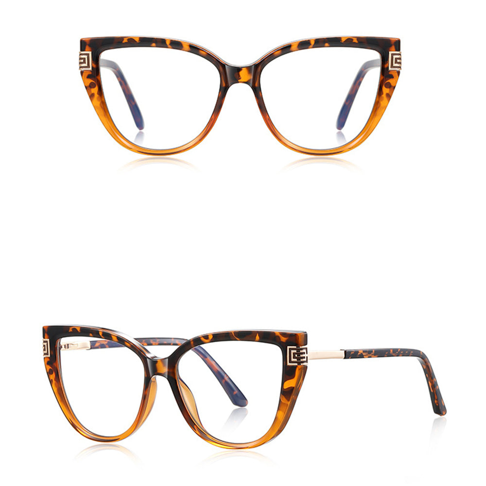 Számítógépes szemüveg női Techsuit 2259, kékfény elleni, barna